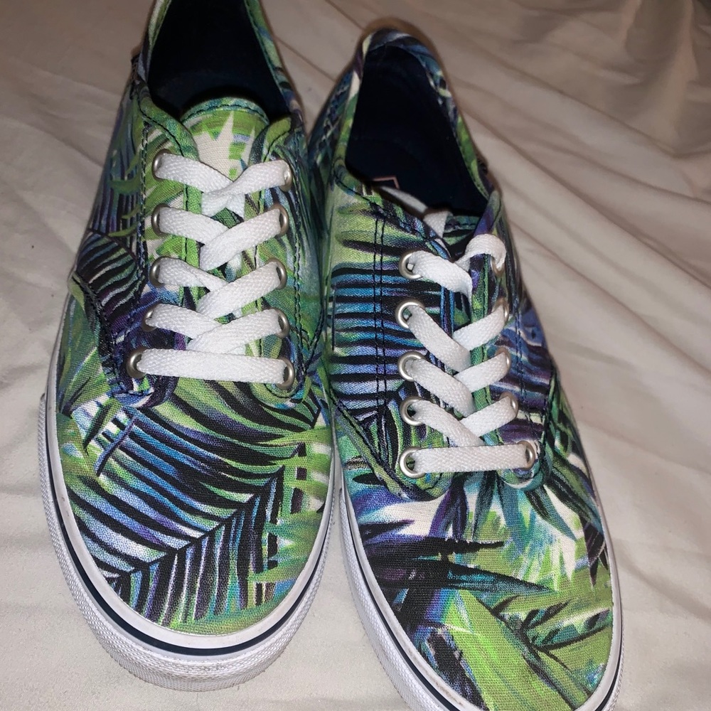 palm tree printed vans